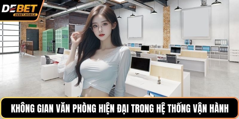 Không gian văn phòng hiện đại trong hệ thống vận hành
