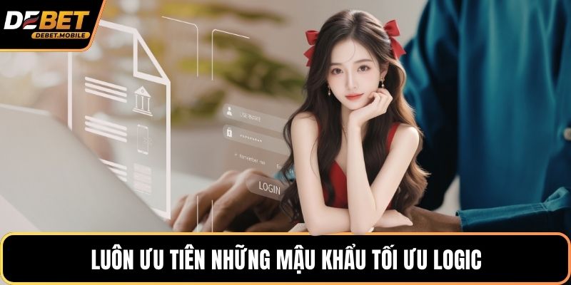 Luôn ưu tiên những mậu khẩu tối ưu logic